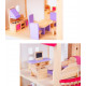 Pink Wooden Doll house