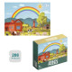 208 Piece Farm House Jigsaw Puzzle for Kids