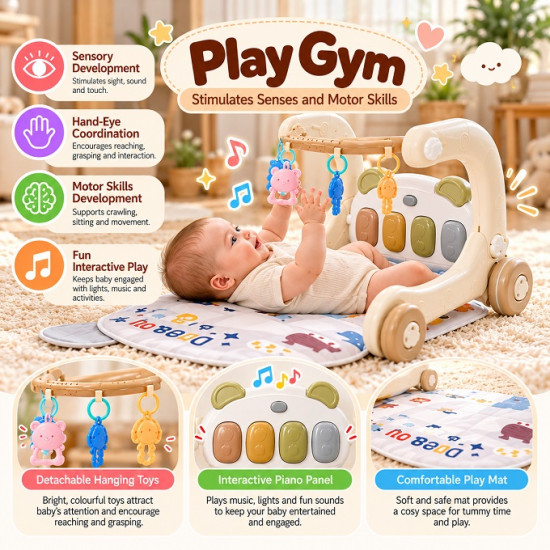 989 Grow With Me Walker – 3-in-1 Musical Baby Activity Walker