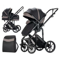 688 2-in-1 Baby Stroller Travel System with Removable Bassinet & Nappy Bag
