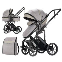 688 2-in-1 Baby Stroller Travel System with Removable Bassinet & Nappy Bag