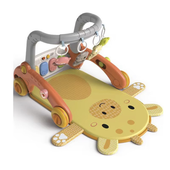 7-in-1 Multifunctional Baby Music Walker & Ride-On Activity Walker for Toddlers