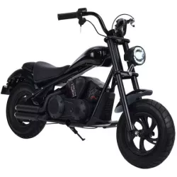 AT 888 24V Kids Electric Ride On Chopper Motorbike with Music & LED Headlight