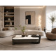 Austin Luxury Coffee Table with Engineered Marble Top & Storage
