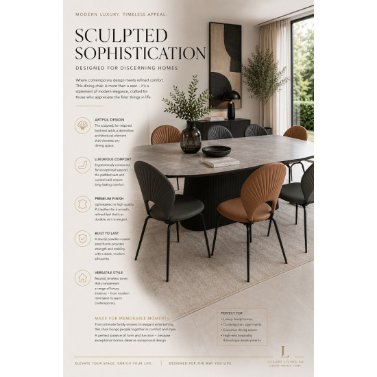 Arezzo Luxury Dining Chair | Modern Designer Dining Chair South Africa