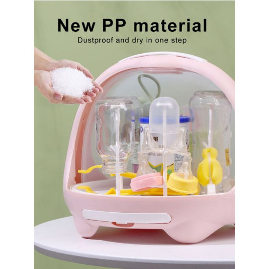 Baby Bottle Drying Rack & Steriliser Storage Box