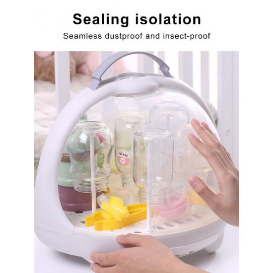 Baby Bottle Drying Rack & Steriliser Storage Box