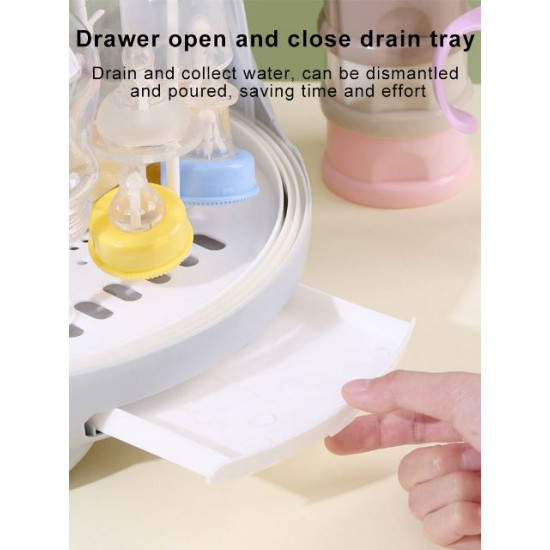 Baby Bottle Drying Rack & Steriliser Storage Box