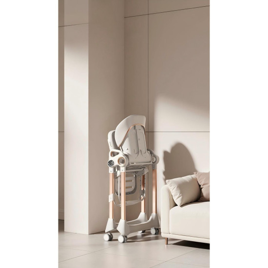 Baby Electric Feeding Chair with Bluetooth, Rocking & Reclining Function