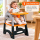 2-in-1 Adjustable Baby Feeding High Chair