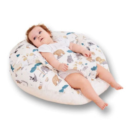 Baby Lounger & Tummy Time Support Pillow | Newborn Nest Cushion