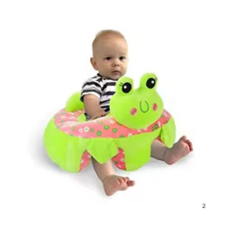 Baby Plush Support Cushion – Frog | Soft Infant Sitting Support Seat