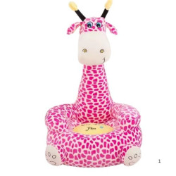 Baby Plush Support Cushion – Giraffe | Soft Infant Sitting Support Seat