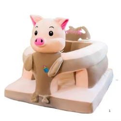 Baby Plush Support Cushion – Piglet | Soft Infant Sitting Support Seat