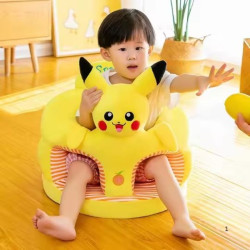 Baby Plush Support Cushion – Pikachu | Soft Infant Sitting Support Seat
