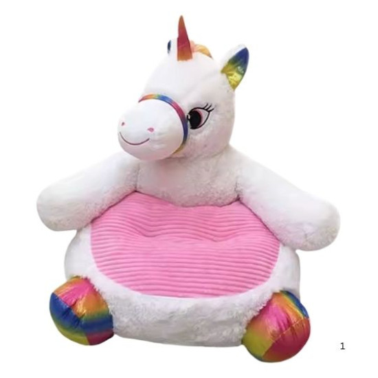 Baby Plush Support Cushion – Unicorn | Soft Infant Sitting Support Seat