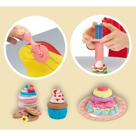 Magic Dough Happy Birthday Cake Creative Play Set