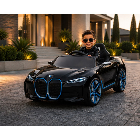 Licensed BMW i4 12V Kids Ride-On Car with Remote Control