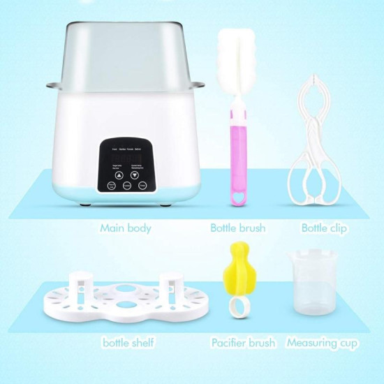 Digital Baby Bottle Warmer & Steriliser 2-in-1 | Fast Bottle Warmer for Baby Bottles