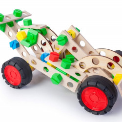 Constructor Junior 3-in-1 Sports Car Wooden Construction Building Kit