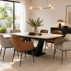 Cortona Luxury Microfibre Dining Chair with Steel Legs | Modern Dining Chair South Africa