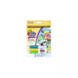 Crayola Color & Erase Reusable Activity Pad with Markers – Dinosaur Colouring Book