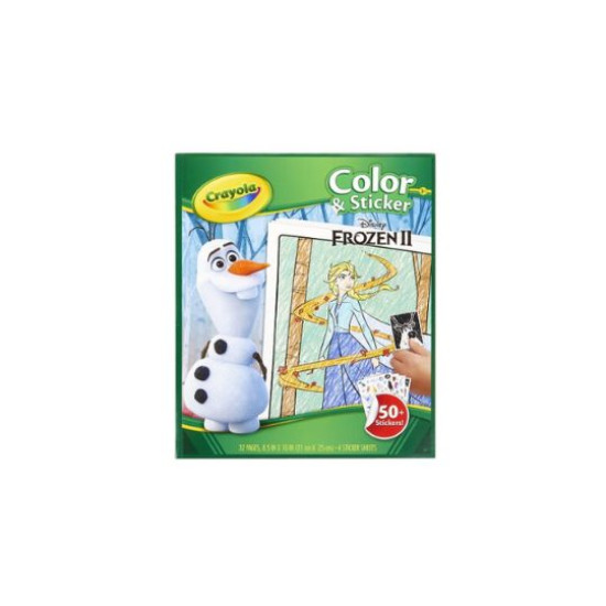 Crayola Disney Frozen II Color & Sticker Activity Set