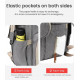 2-in-1 Baby Diaper Backpack with Foldable Travel Crib
