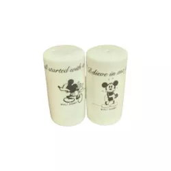 Disney Mickey & Minnie Salt and Pepper Shaker Set | Ceramic Disney Kitchen Accessories
