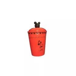 Disney Mickey Mouse Ceramic Cookie Jar | Disney Kitchen Storage Jar with Lid