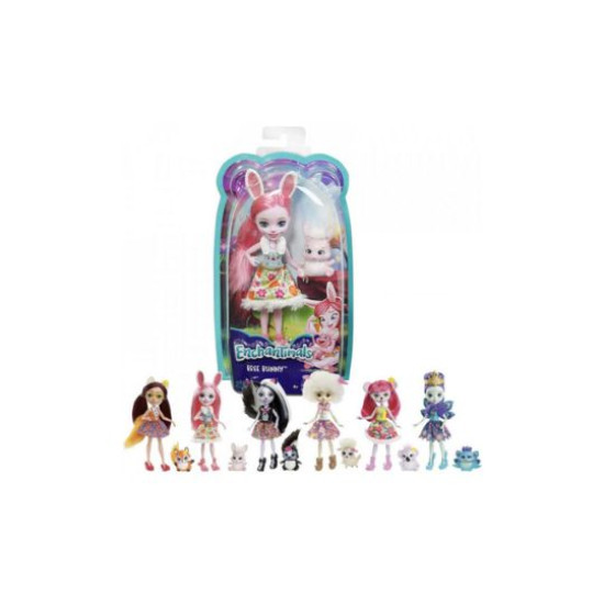 Enchantimals Core Doll & Animal Figure | Collectible Fashion Doll with Pet Friend