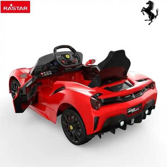 Licensed Ferrari 488 Pista Spider 12V Kids Ride-On Car with Remote Control