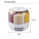 Rotating Grain Dispenser | 6 Compartment Rice & Cereal Storage Container South Africa