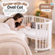Multifunctional Convertible Baby Crib & Toddler Bed