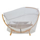 Luxury Wooden Baby Hammock with Canopy | European Beech Wood Baby Cradle