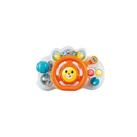 Interactive Baby Steering Wheel Toy with Lights & Sounds