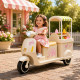 Ice Cream Scooter 6V Kids Electric Ride On Scooter