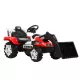 Kids 12V Electric Ride-On Excavator with Working Front Loader