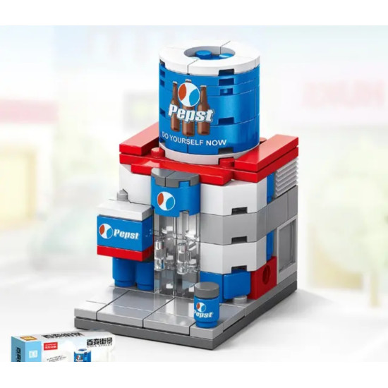 Kids Crea Street Pepsi Building Blocks Play Set