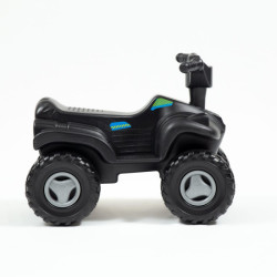 Kids Foot-to-Floor Ride-On Quad Bike | Black Push Quad