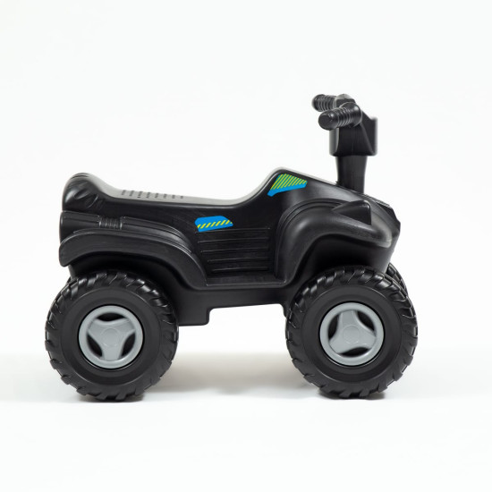 Kids Foot-to-Floor Ride-On Quad Bike | Black Push Quad
