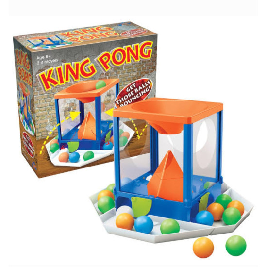 King Pong Game | Interactive Family Ball Toss Game for Kids & Adults