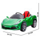 KKL F8 Electric Kids Ride-On Sports Car 12V with Remote Control & Music Player