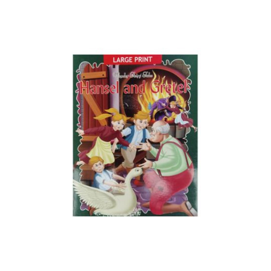 Large Print Hansel and Gretel Fairy Tale Book for Kids