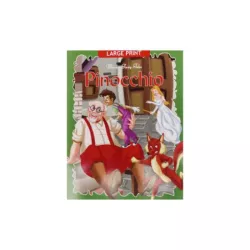 Large Print Pinocchio Fairy Tale Book for Kids
