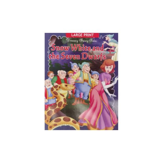 Large Print Snow White and the Seven Dwarfs Fairy Tale Book for Kids