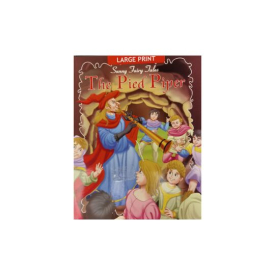 Large Print The Pied Piper Fairy Tale Book for Kids