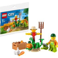 LEGO® Farm Garden and Scarecrow Building Block Set