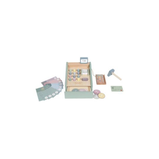 Little Dutch Wooden Toy Cash Register & Shop Set