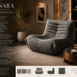 LUNARA Compressed Lounge Chair